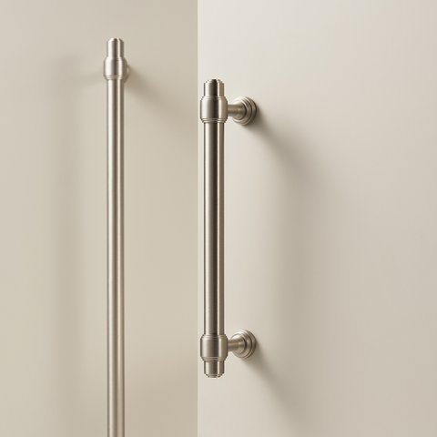 Orson Solid Brass Handle | Satin Nickel XS - XXXL