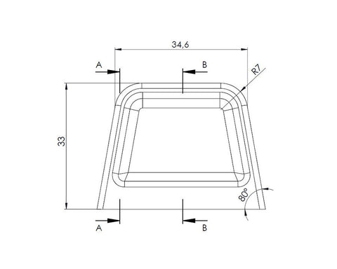 Furnipart Pagoda Handle & Knob