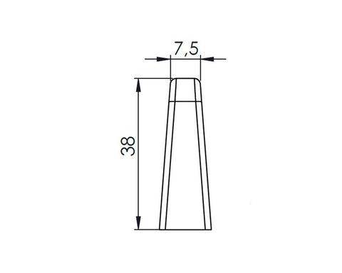 Furnipart Pagoda Handle & Knob