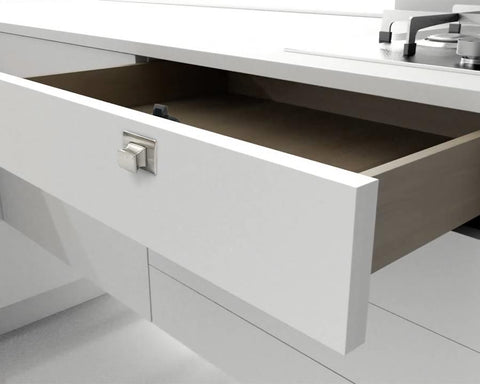Armstrong Push Knob with Latch - Square