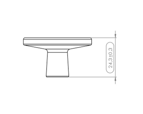 Furnipart Plato Knob. Diameter: 42mm