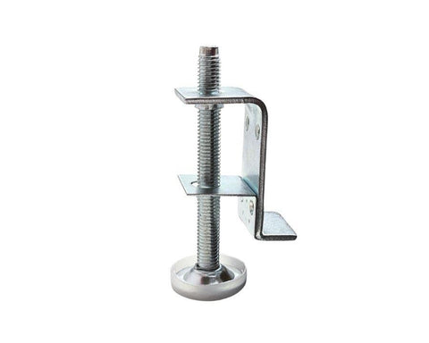 Adjustable Plinth Leg, Side/Under Mount, 100mm
