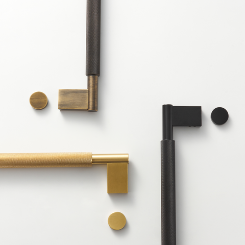 Pedro Single-Sided Solid Brass Door Pull | Satin Brass L - XL