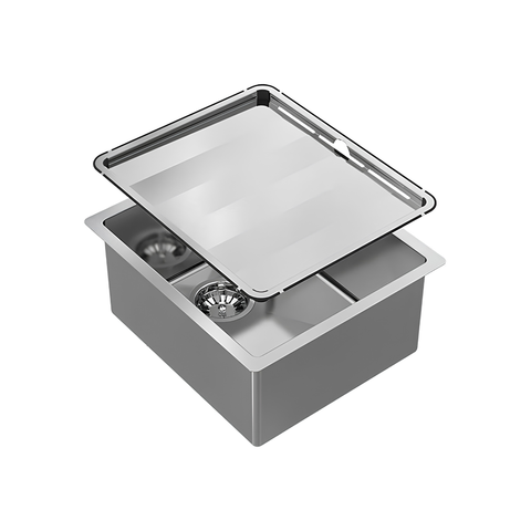 Piazza CR340 Single Bowl — Stainless Steel