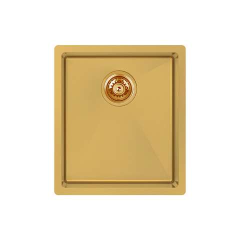 Piazza Single Bowl — Gold