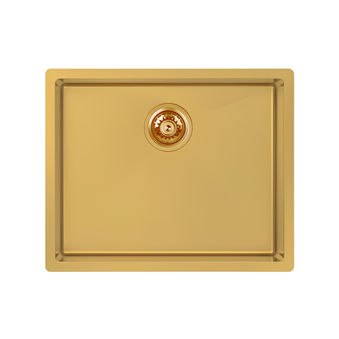 Piazza Single Bowl — Gold
