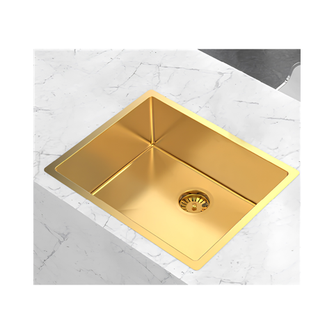 Piazza Single Bowl — Gold