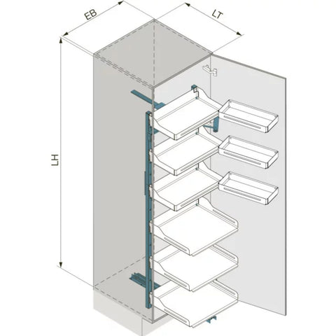 Pleno Plus Libell Larder Pull-Out | 1900