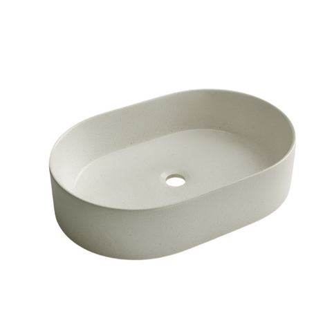 QUAY Carbon Grey Ceramic Basin (Oval: 500x340x120)