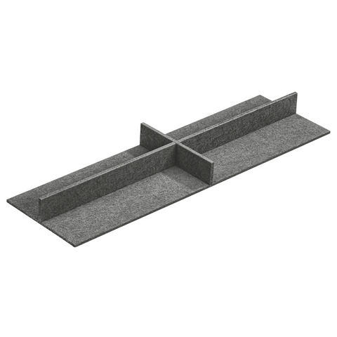 Häfele FineLine OrganiQ cross-shaped divider in grey