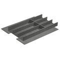 Häfele FineLine OrganiQ multifunctional insert in grey for 400-450mm cabinets