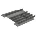 Häfele FineLine OrganiQ multifunctional insert in grey for 500-600mm cabinets