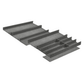 Häfele FineLine OrganiQ multifunctional insert in grey for 800-900mm cabinets