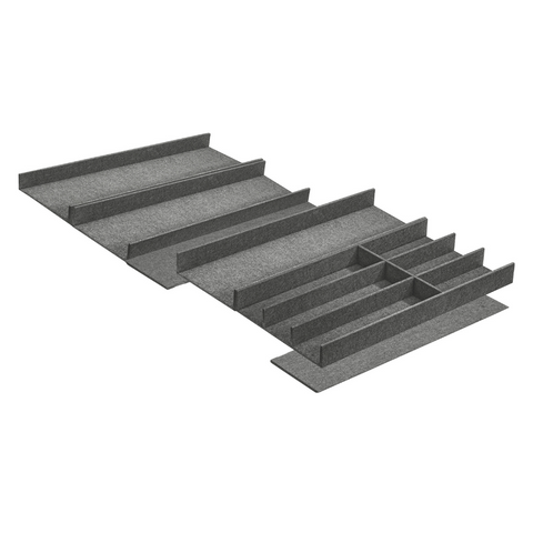 Häfele FineLine OrganiQ multifunctional insert in grey for 800-900mm cabinets