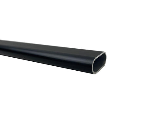 Aluminium Oval Wardrobe Rail, Thickness: 1.2mm