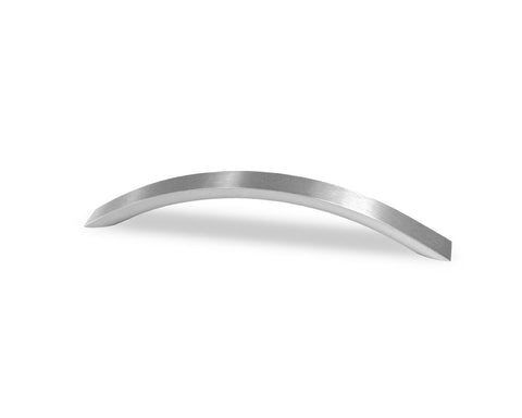 Rainbow Handle in Stainless Steel Look. Hole Centres: 288mm. Length: 343.88mm Height: 31.5mm Width: 20mm