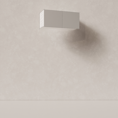 Overhead Fridge Cabinet – Double Door