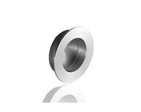 Furnipart Round Handle. Finish: Inox Look.
