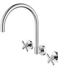RYK007 – Ryker Wall Sink Set 1/4 Turn – Chrome