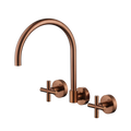 RYK007CM – Ryker Wall Sink Set 1/4 Turn – Champagne