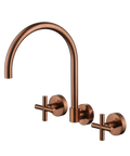 RYK007CM – Ryker Wall Sink Set 1/4 Turn – Champagne