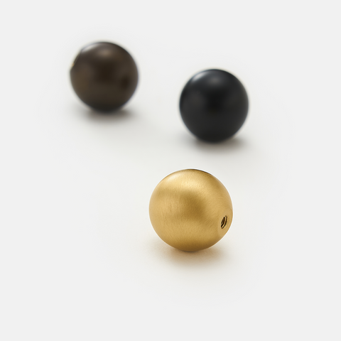 Cassia Solid Brass Spherical Knob | Bronze