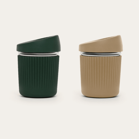 Reusable Glass Coffee Cup | 8oz