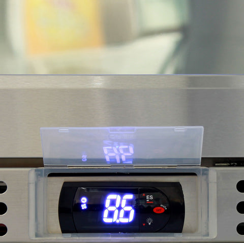 Rhino Alfresco Bar Fridge Glass Door Outdoor Rated 129L - Model GSP1HL-840-SS: Built for hot Aussie days