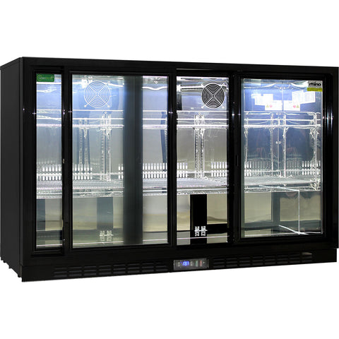 Commercial Under Bench 3 Sliding Doors Alfresco Glass Door Fridge With LG Compressor - Model SG3S-B: Suits indoors or alfresco