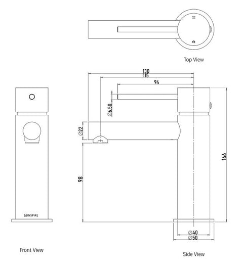 Moonlight Solid Surface Basin with Optional Mixer & Bottle Trap (Rectangle: 600x460x80)
