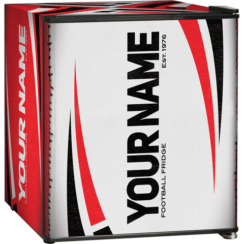 Rugby Design Mini Bar Fridge - 6 Colour Ways to Choose from - Add Your Own Name - Model BC46B2-RUGBY