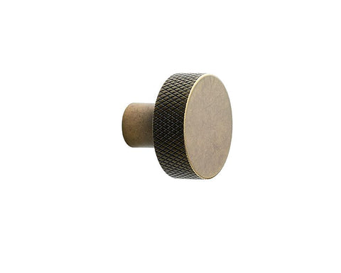 Furnipart Simon Knob. Finish: Antique Brass. Diameter: 35mm