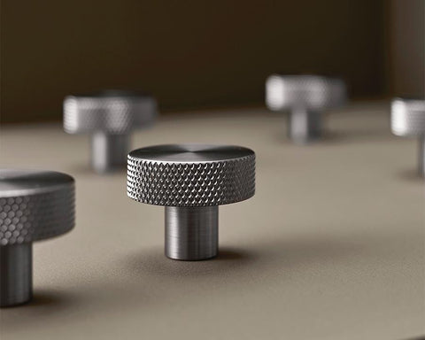 Furnipart Simon Knob. Finish: Black Powder Coated. Diameter: 35mm