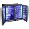 Schmick Under Bench Beer And Wine Dual Zone Bar Fridge - Model SK228D-HD