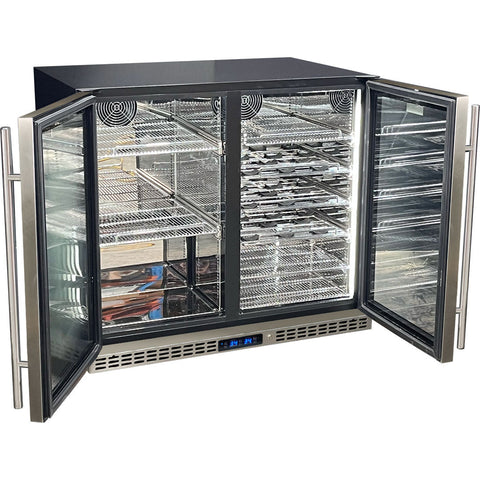 Schmick Under Bench Beer And Wine Dual Zone Bar Fridge - Model SK228D-HD