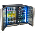 Schmick Under Bench Beer And Wine Dual Zone Bar Fridge - Model SK228D-HD