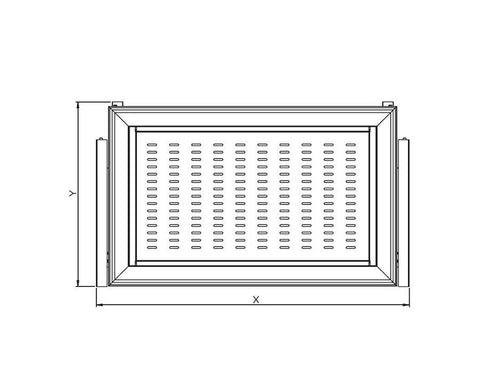 SIGE™ Kaos Wardrobe Line 120mm Steel Tray to suit 1000mm Alpha Frame