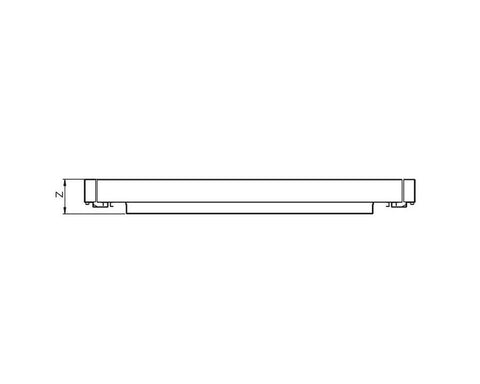 SIGE™ Kaos Wardrobe Line 60mm Steel Tray Set Small Alpha Frame