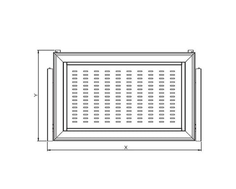 SIGE™ Kaos Wardrobe Line 60mm Steel Tray Set Small Alpha Frame