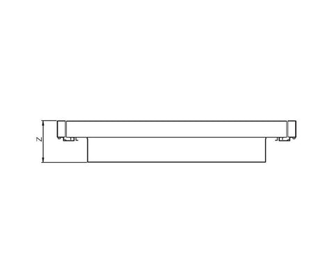 SIGE™ Kaos Wardrobe Line 120mm Steel Tray Set 1200mm Small Alpha Frame