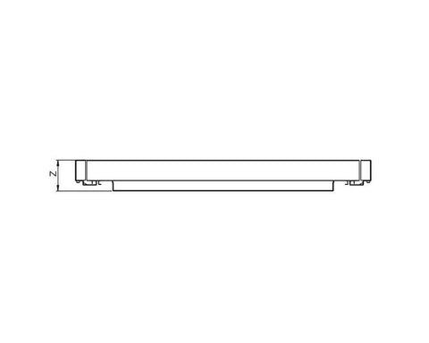 SIGE™ Kaos Wardrobe Line 120mm Steel Tray to suit 800mm Alpha Frame