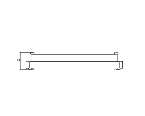 SIGE™ Kaos Wardrobe Line Multipurpose Steel Shelf Set Alpha Frame