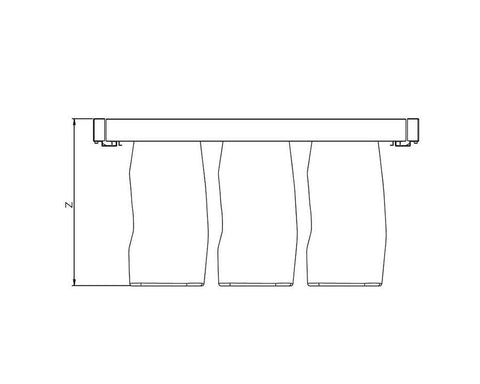 SIGE™ Kaos Wardrobe Line Fabric Hamper Kit to suit Alpha Frame