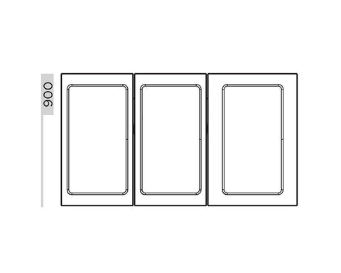 SIGE™ Kaos Wardrobe Line Fabric Hamper Kit Set Small Alpha Frame