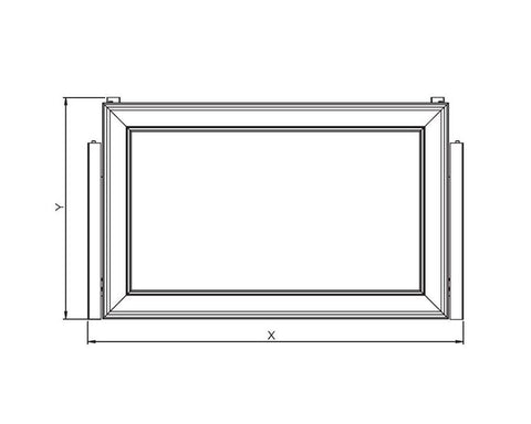 SIGE™ Kaos Wardrobe Line Wooden Shelf Set Alpha Frame