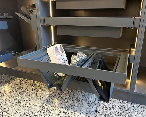 SIGE™ Kaos Wardrobe Line Shoe Rack Kit to suit Alpha Frame