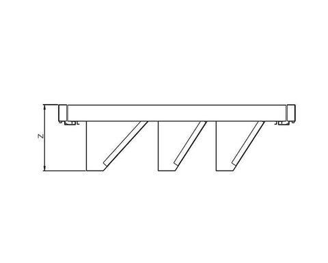 SIGE™ Kaos Wardrobe Line Shoe Rack Kit to suit Alpha Frame