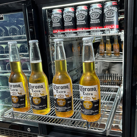 Schmick Under Bench Beer And Wine Dual Zone Bar Fridge - Model SK228D-B-HD