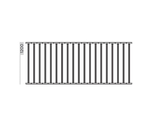 SIGE™ Kaos Wardrobe Line Trouser Rack Kit to suit Alpha Frame
