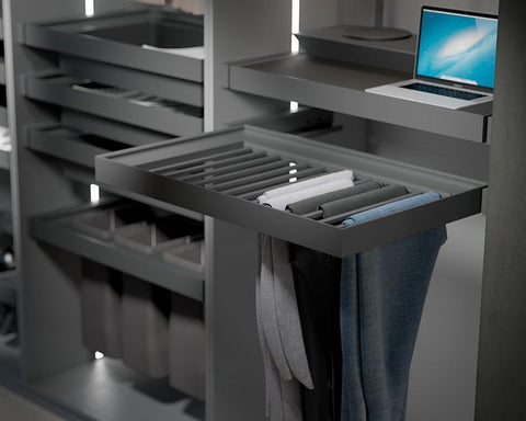 SIGE™ Kaos Wardrobe Line Trouser Rack Kit to suit Alpha Frame